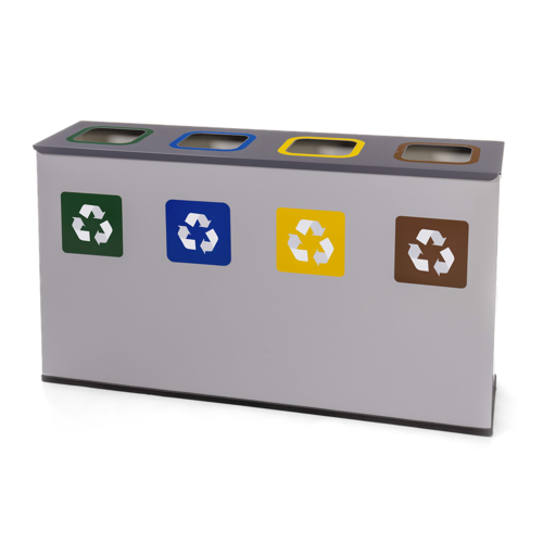 Waste bin for separated waste ECO – 4x 60 l