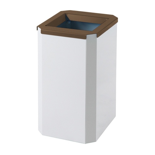 Trash bin medium - brown