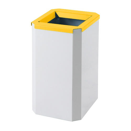 Trash bin tall - yellow