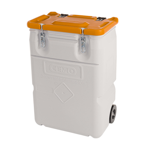 Mobil box with orange lid – 170 l