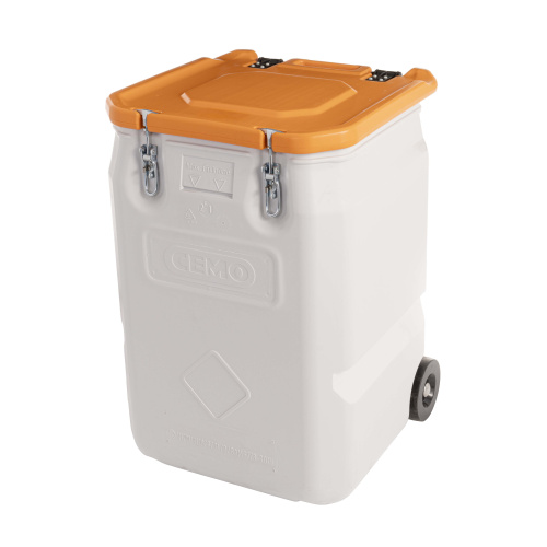 Mobil box with orange lid – 250 l