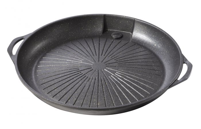 Grill grate with drain