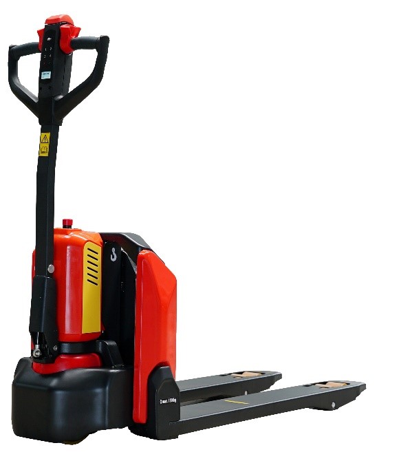 Pallet truck with electric lifting and travel