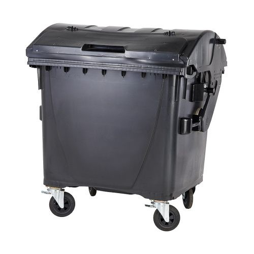 Plastic container 1100 l black V/V