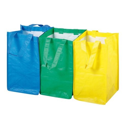 Set (3 pcs) of bags for waste separation