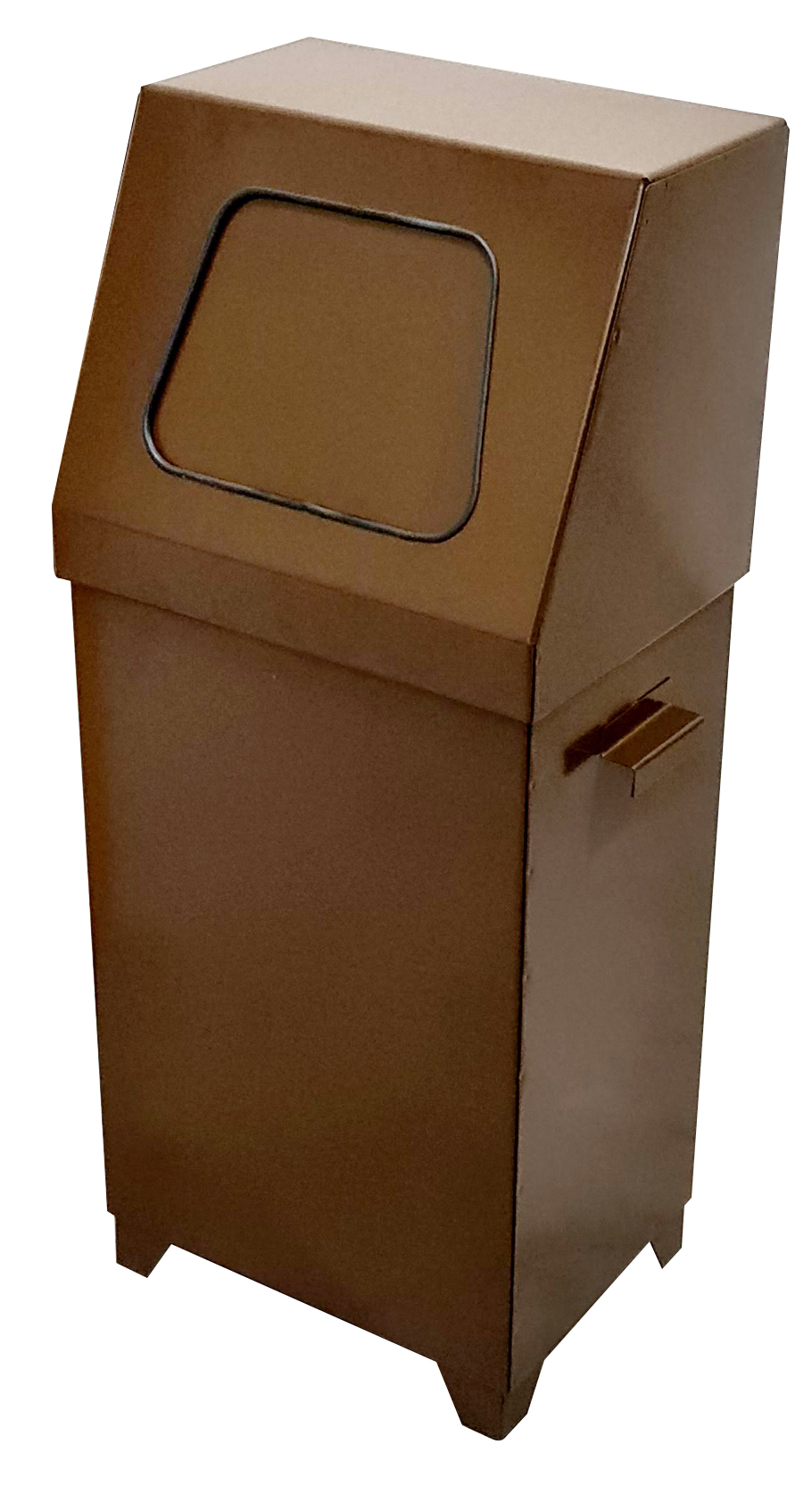 Exterior waste bin – brown