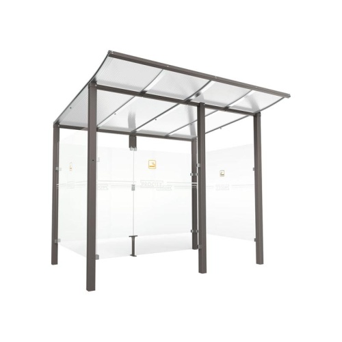 Modulo smoking shelter – with front wall