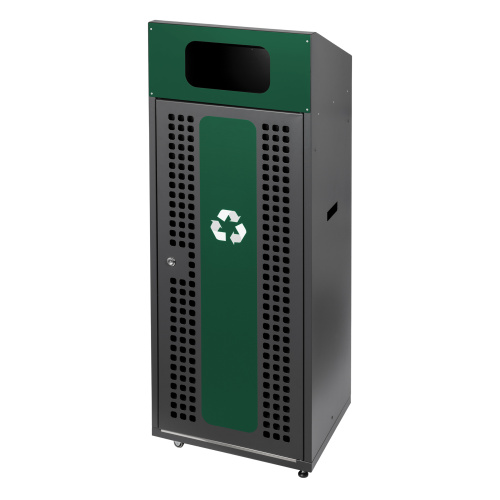 Waste sorting basket - green