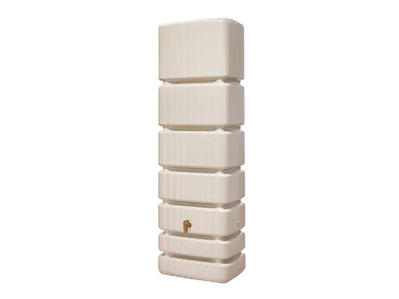 Rain water tank SLIM 650 l. - sand beige