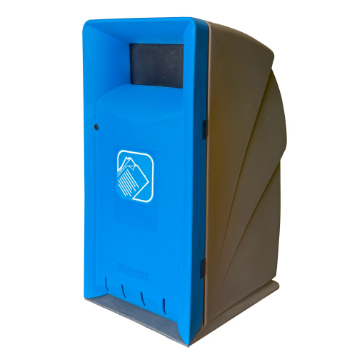 Re-Point waste receptacle shelter - blue