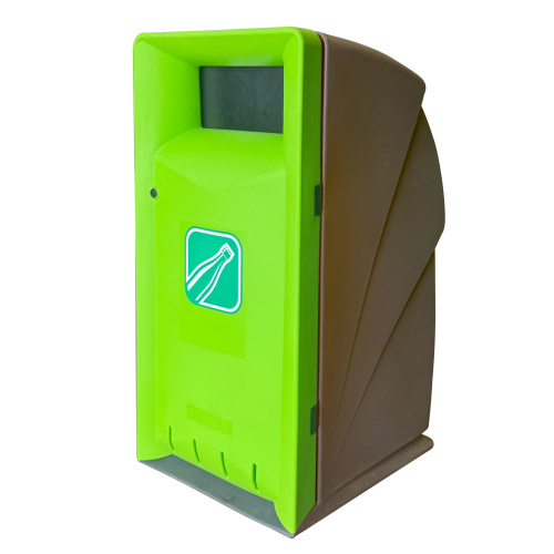Re-Point waste receptacle shelter - green