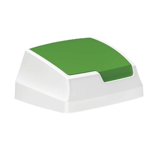 Plastic flap lid - green