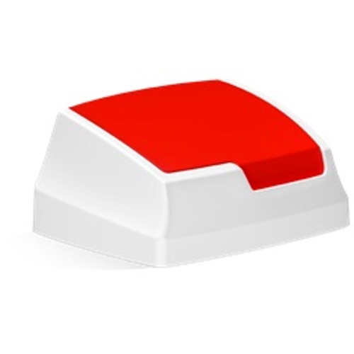 Plastic flap lid - red