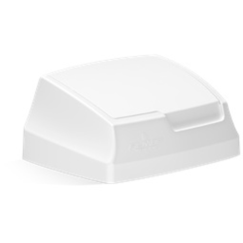Plastic flap lid - white