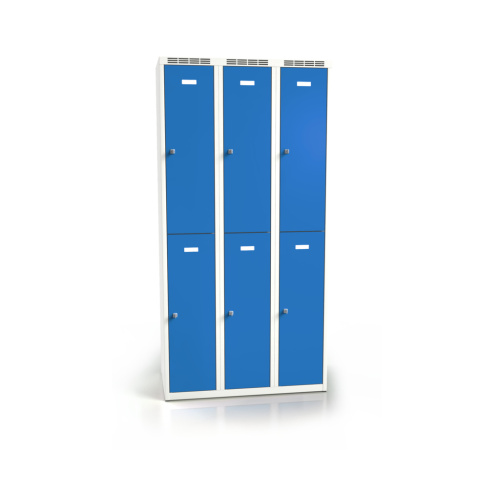 Parted wardrobe w 900 mm - greyish-blue