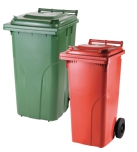 Municipal waste bins