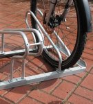 Metal bike stands